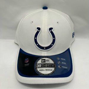NWT Indianapolis Colts New Era 39/30 Flex Fit Team Logo Hat Small-Medium New NFL